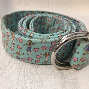Vineyard Vines hula girl ring belt Sz M